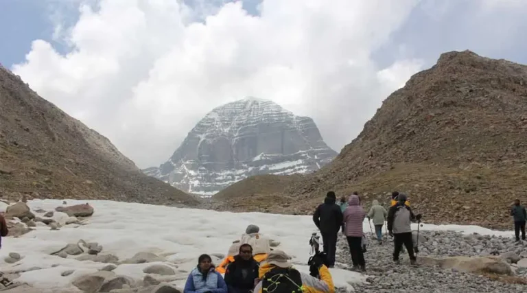 Going touch Kailash