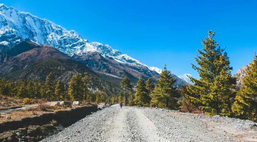 Trekking in Nepal in Spring