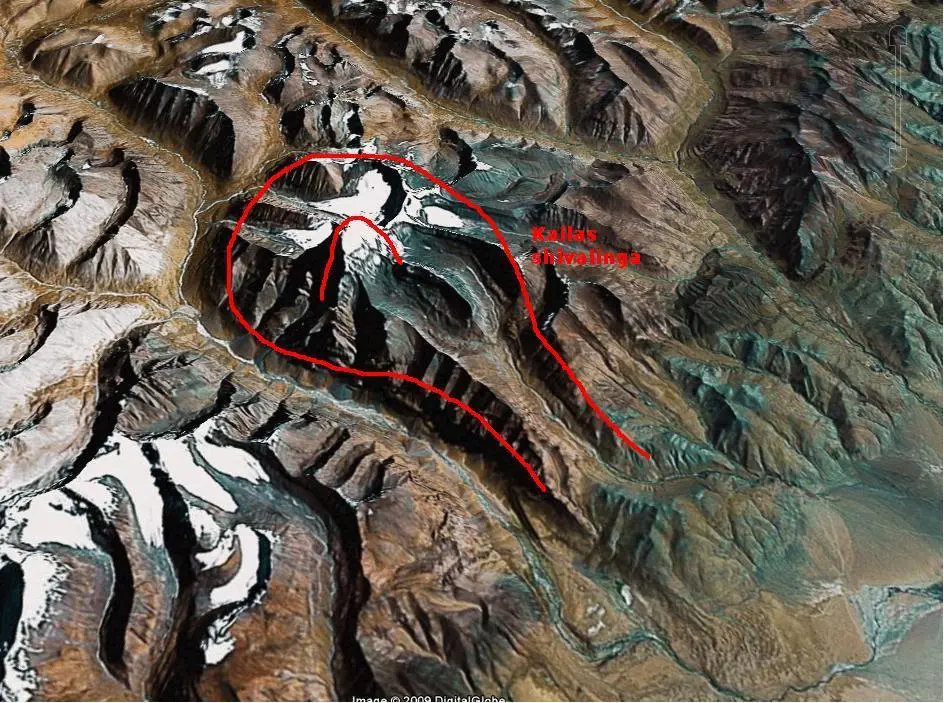 kailash aerial view