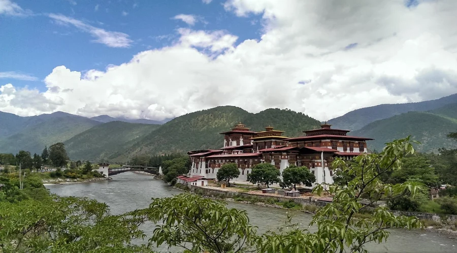 Beautiful Punakha Palace