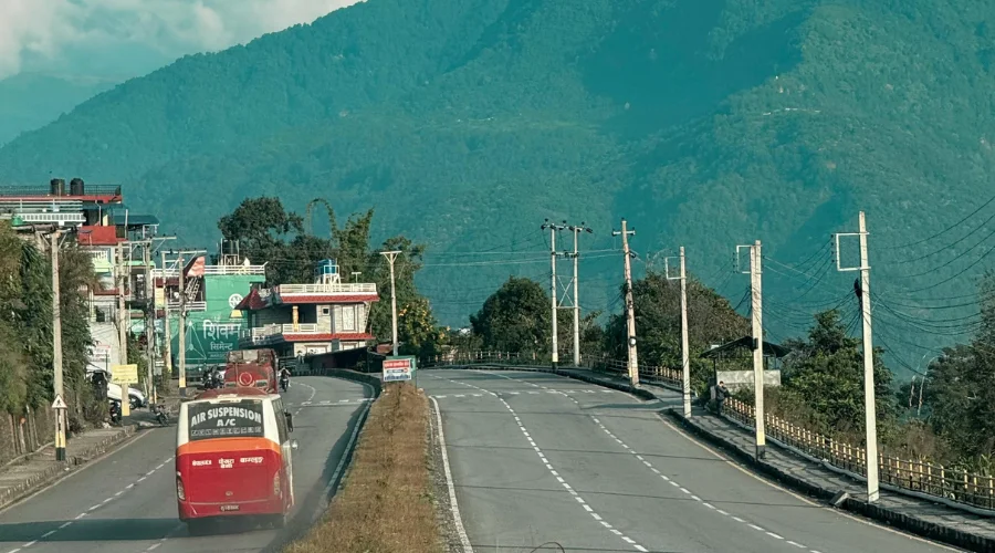 Bus Transportation in Pokhara