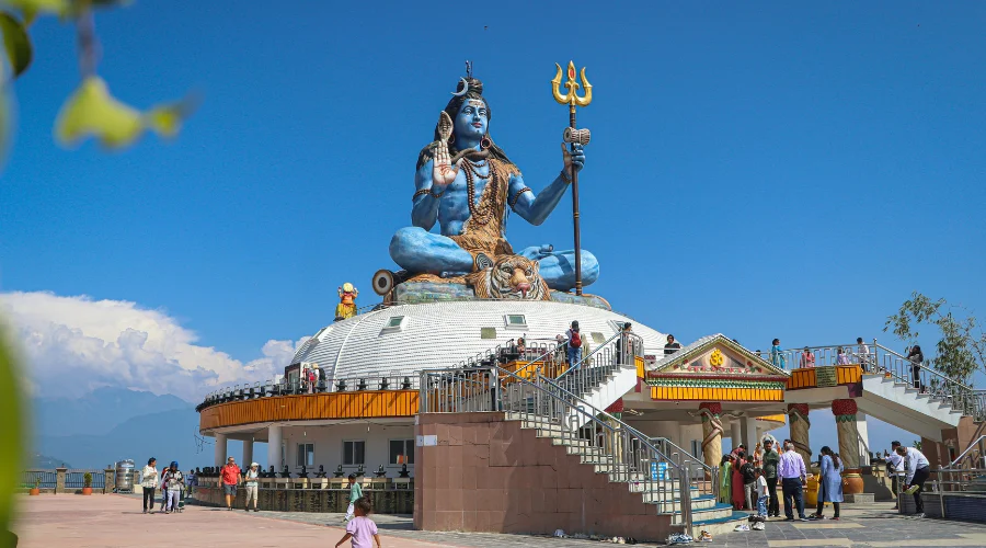 Pumdikot, Statue of Shiva in Pokhara