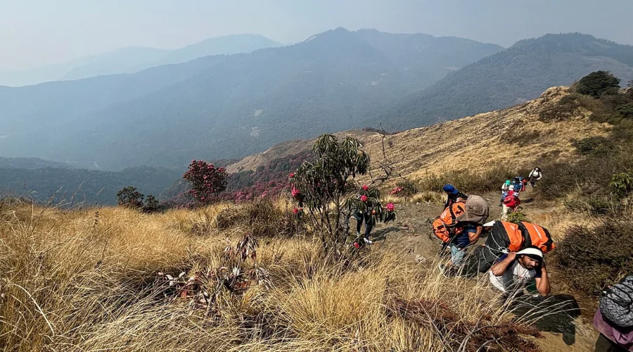 ABC Trek in Autumn