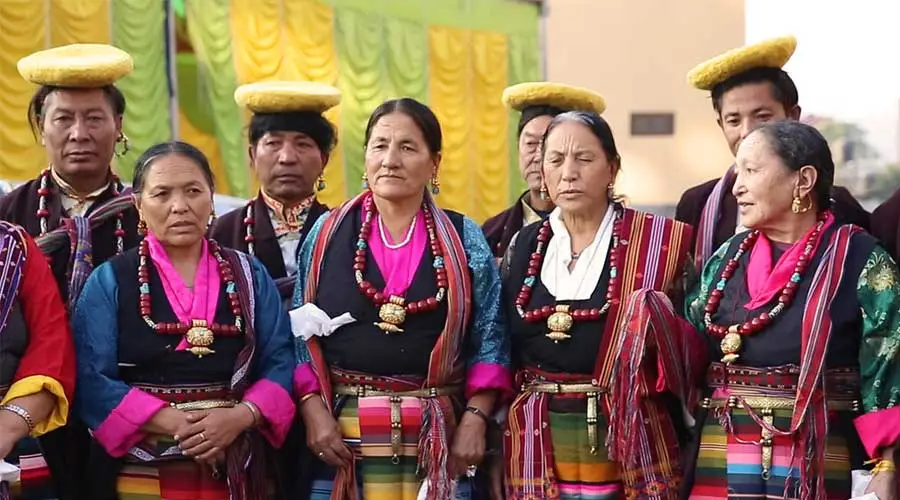 Tibetan People during Festival 